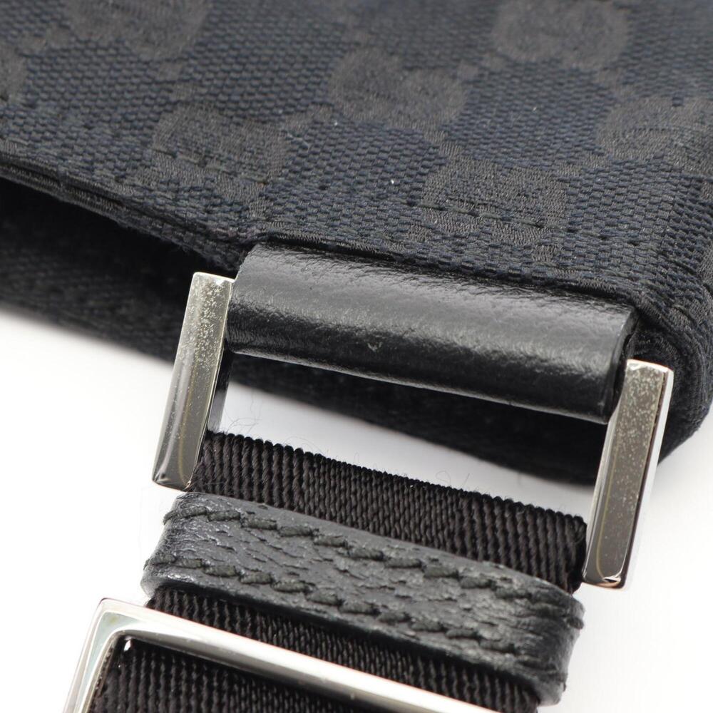 GUCCI Black Leather Shoulder Bag - Picture 7 of 8